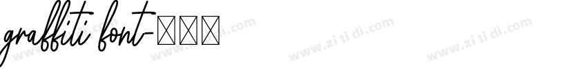 graffiti font字体转换